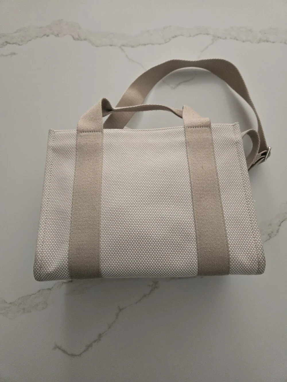 Lululemon Beige Two-tone Crossbody Tote